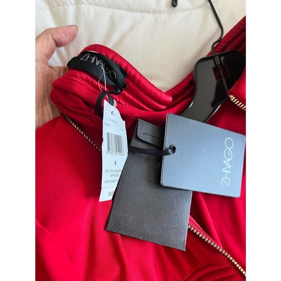 Zhivago Red Midi Dress - Picture 7 of 10